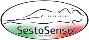 Logo Sestosenso Materassi pieno , fondo trasparente | Made in Italy!